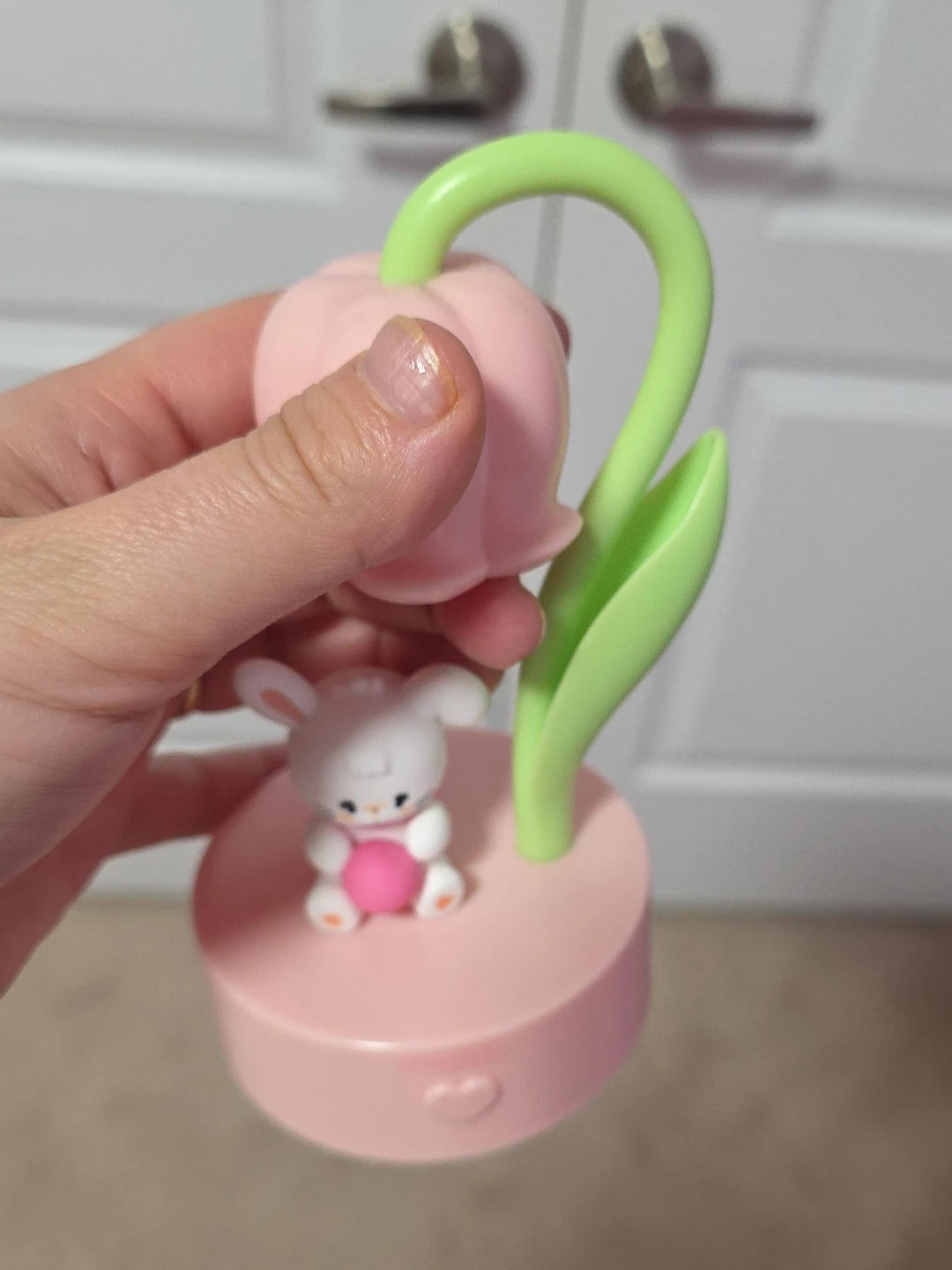 Cute Bunny & Tulip Night Light