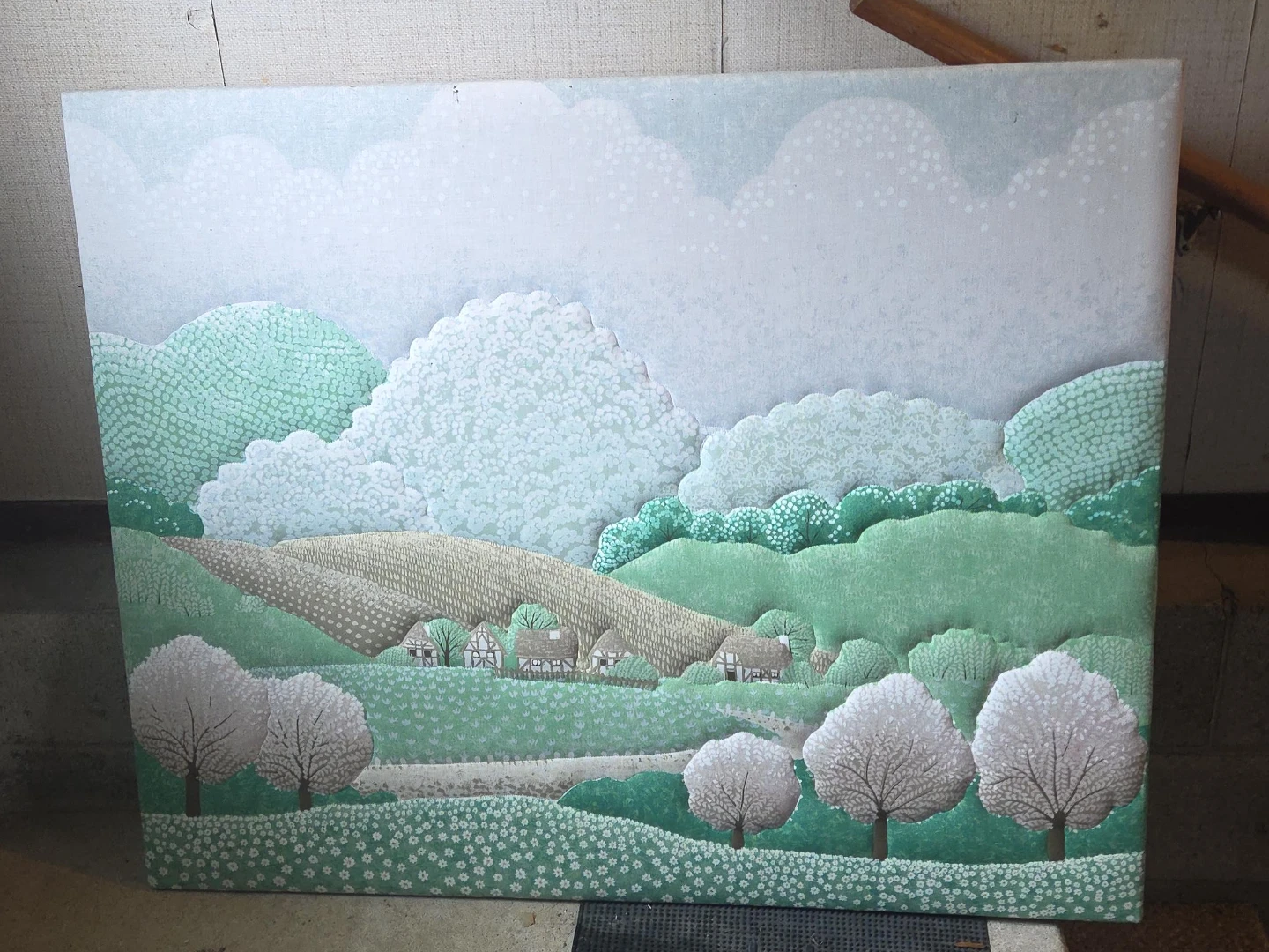 Framed Landscape Painting