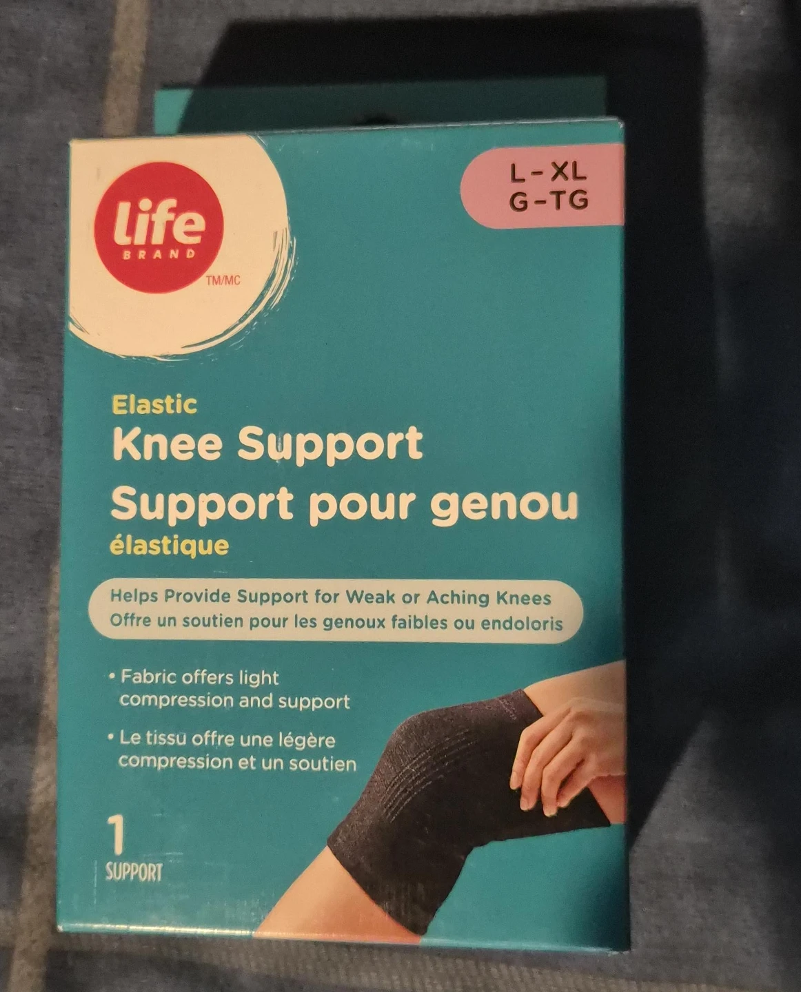 Life Brand Elastic Knee Support L-XL