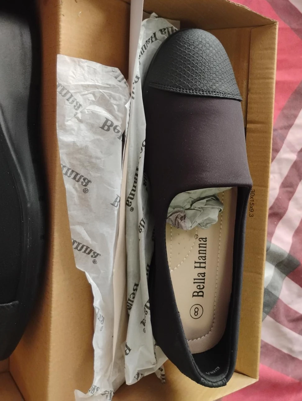 Bella Hanna Black Women's Slip-On Shoes Size 8