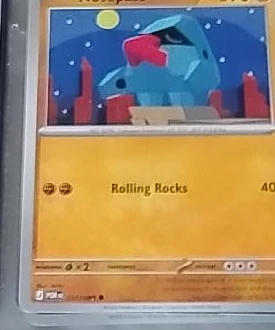 Pokemon Geodude Card