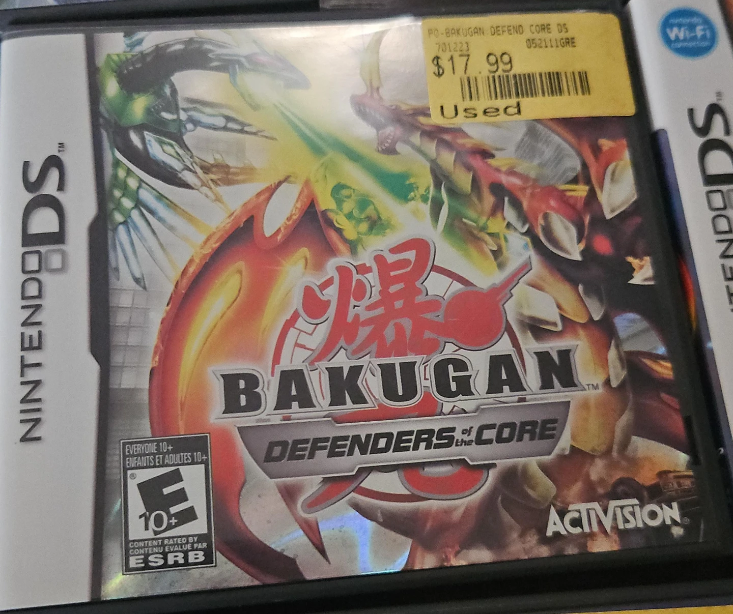 Bakugan Defenders of the Core Nintendo DS Game