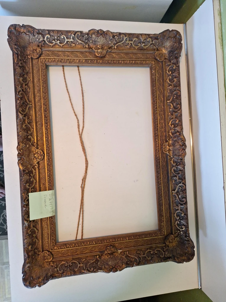 Ornate Gold-Tone Picture Frame