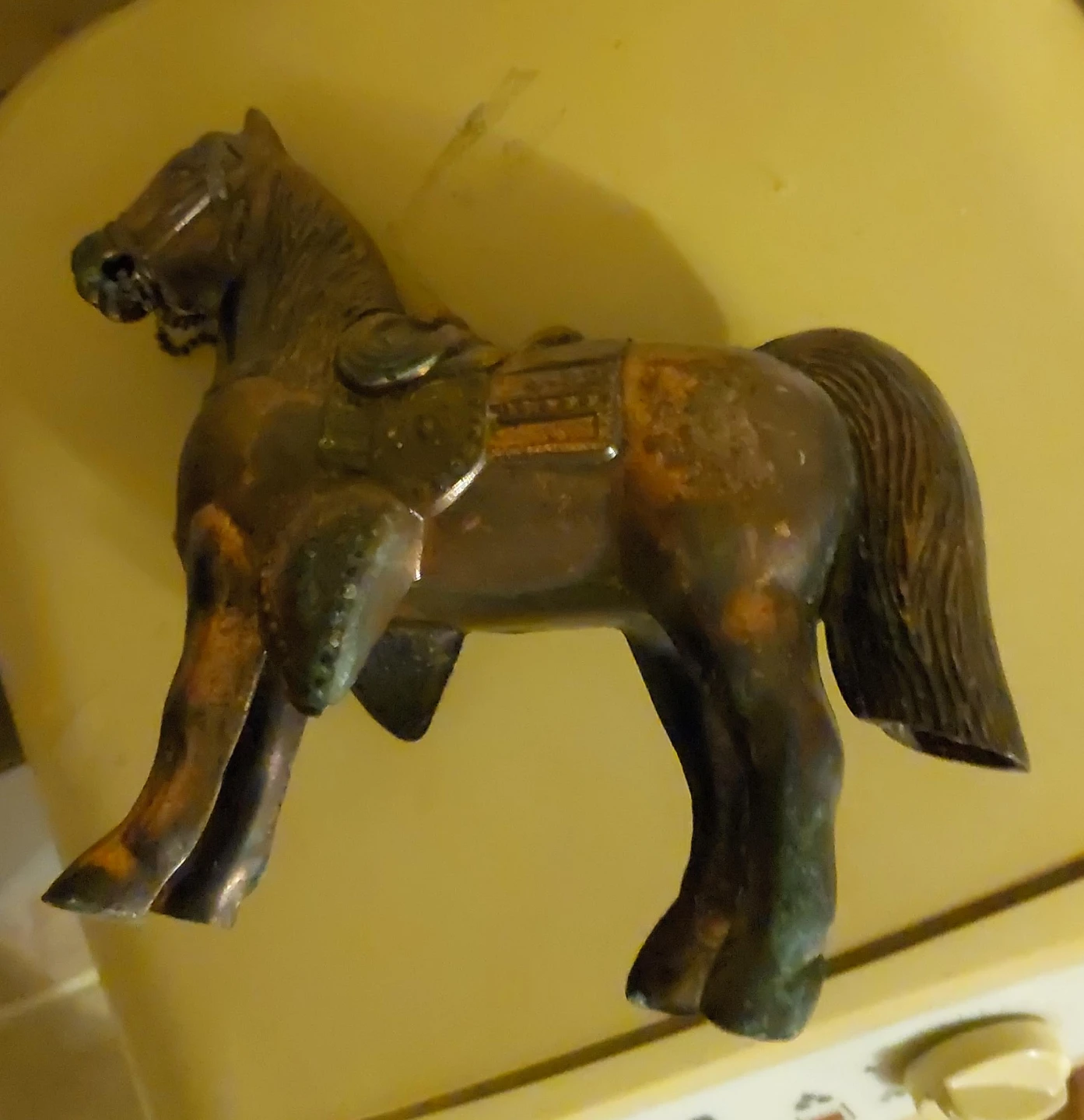 Vintage Bronze Horse Figurine