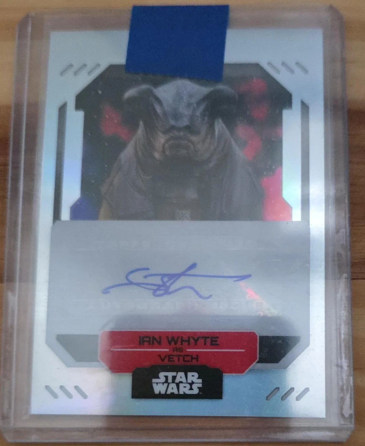 2023 Topps Finest Star Wars Ian Whyte Autograph Card