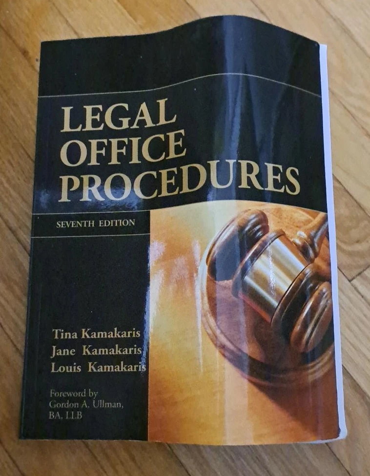 Legal Office Procedures Seventh Edition Textbook