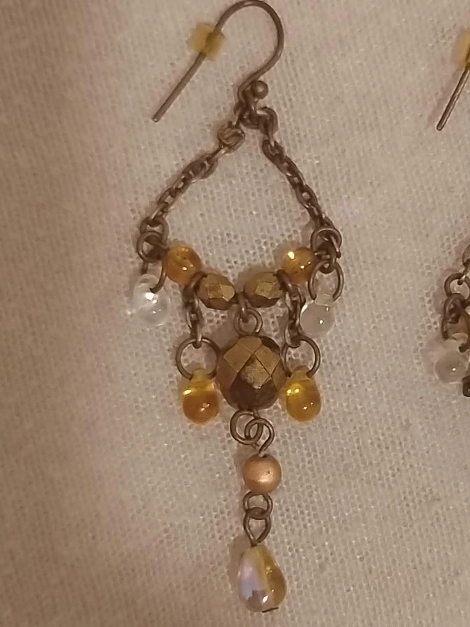 Beaded Chandelier Earrings
