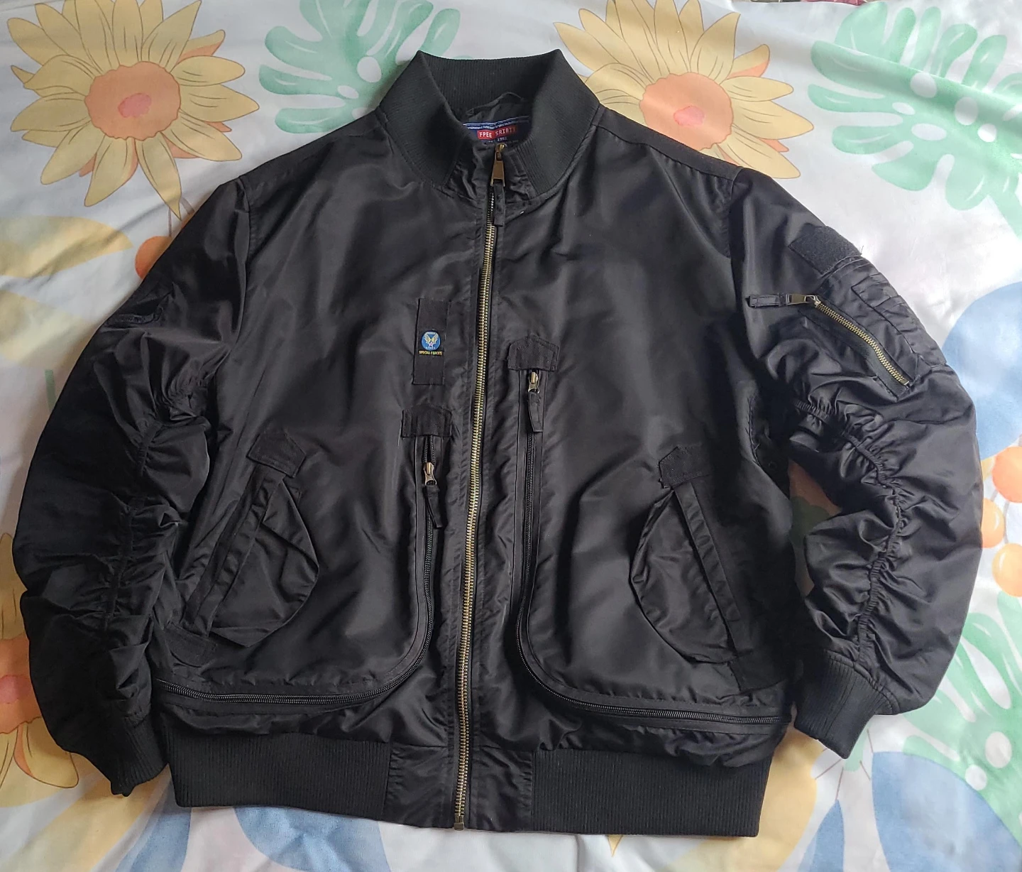 Veste bomber noire