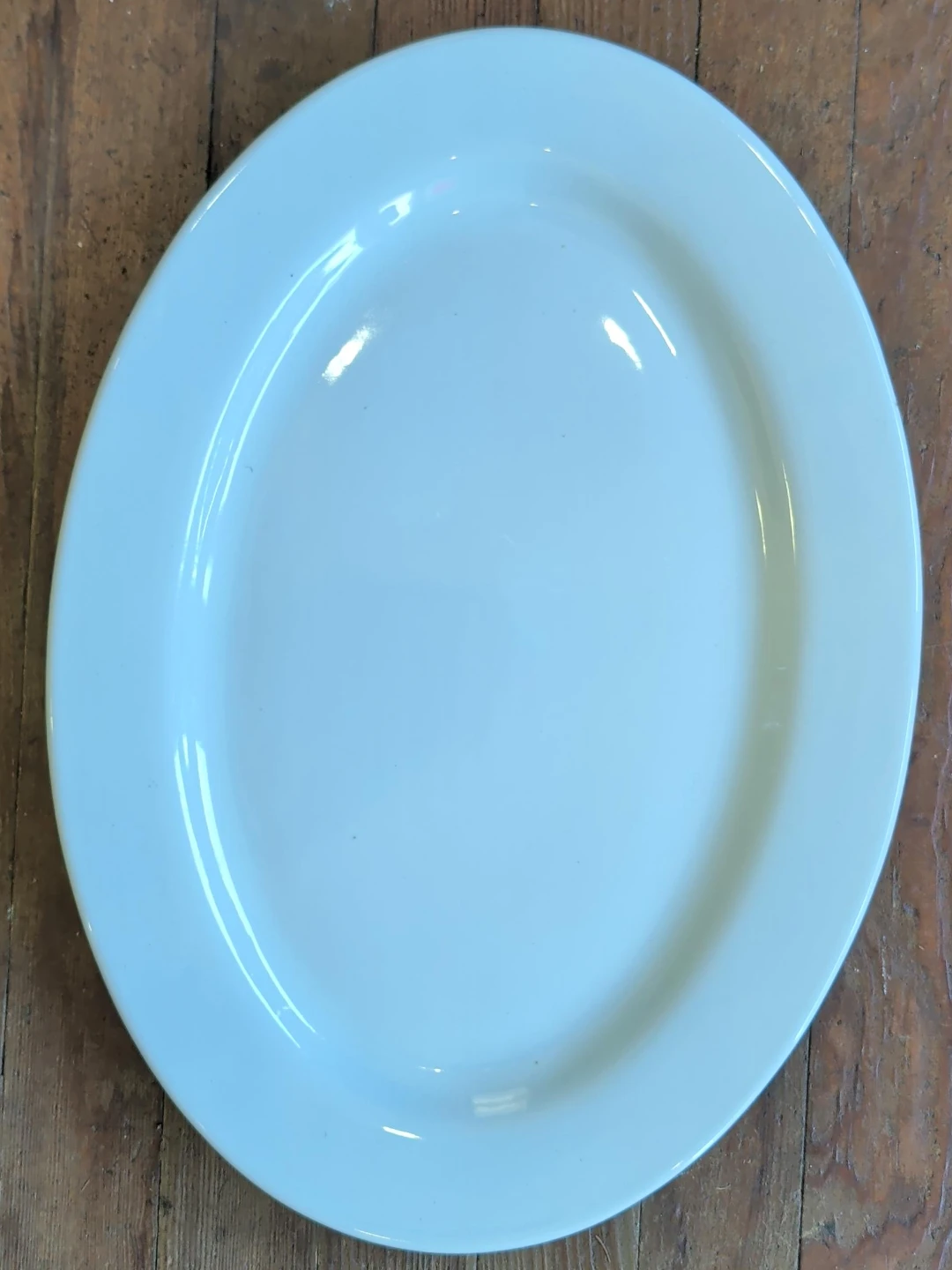 White Oval Serving Platter