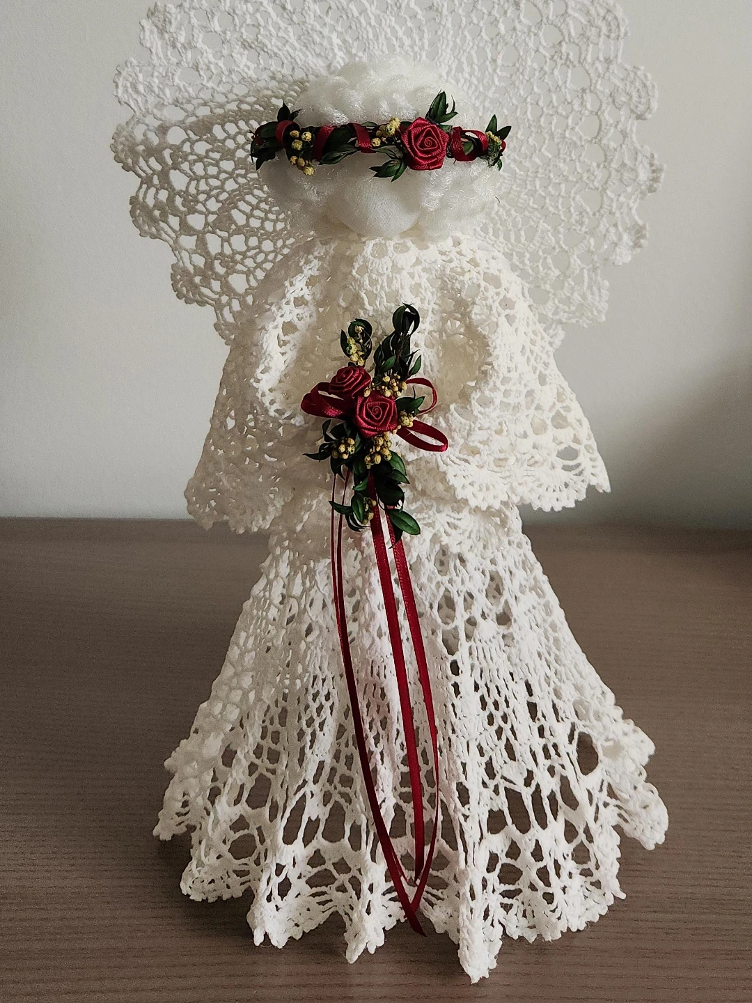 Handmade Crochet Angel Decoration