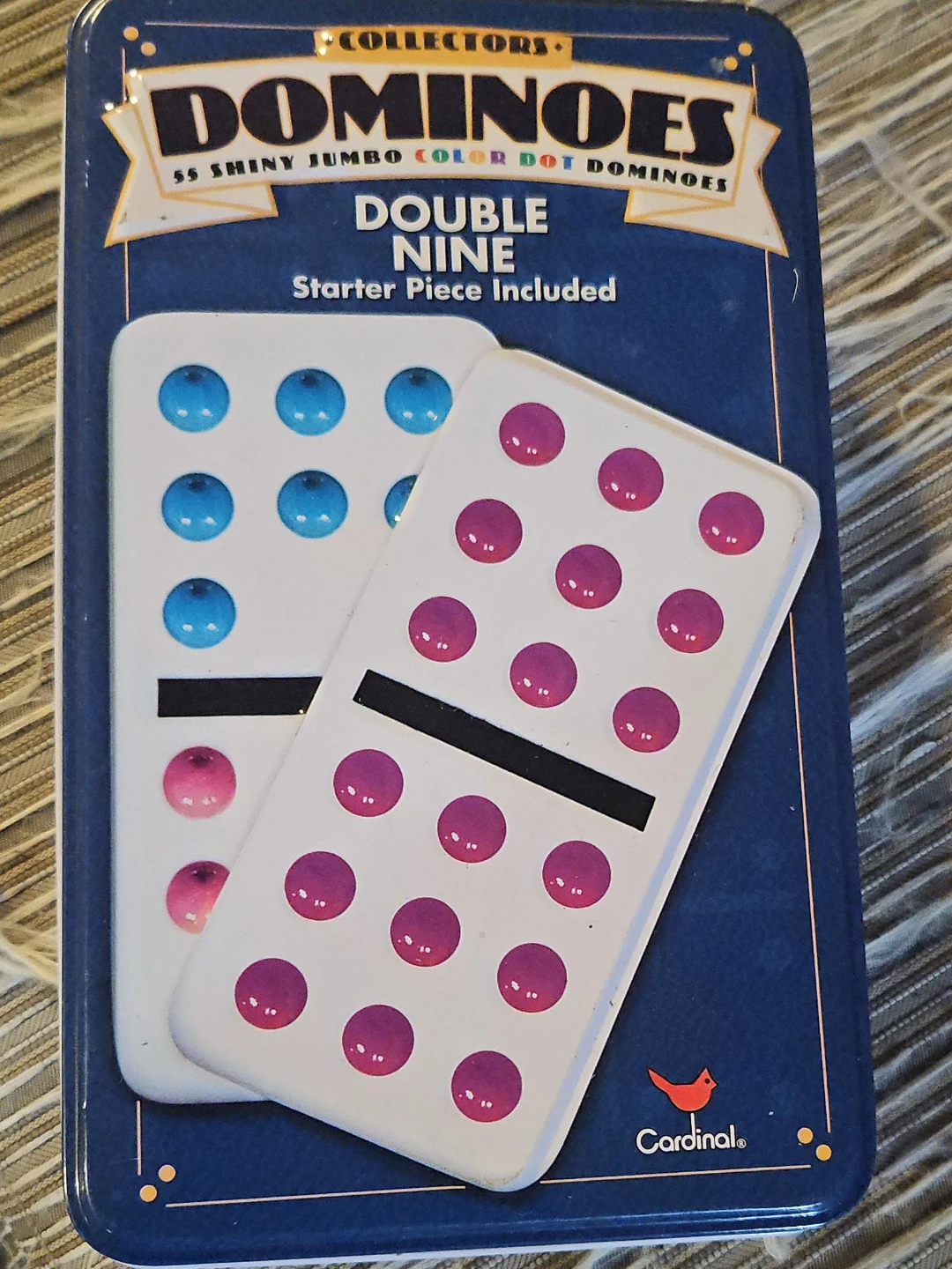 Cardinal Double Nine Dominoes Set