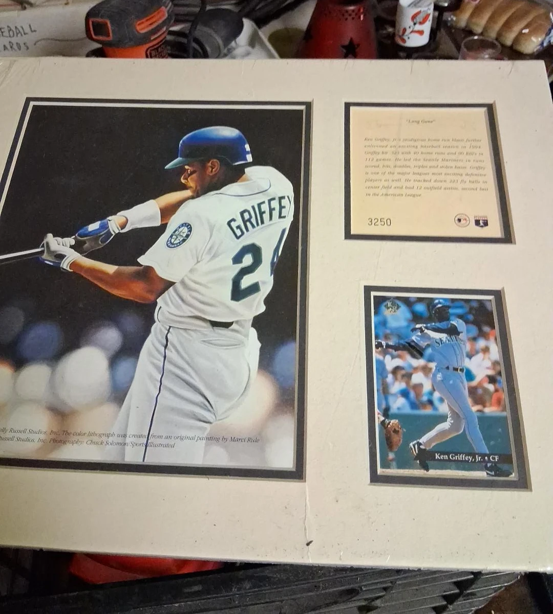 Ken Griffey Jr. "Long Gone" Lithograph and Card