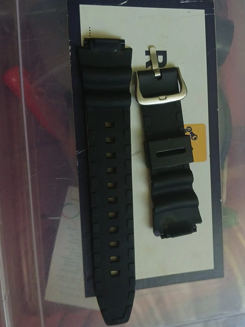 Black Watch Band Strap with Buckle
