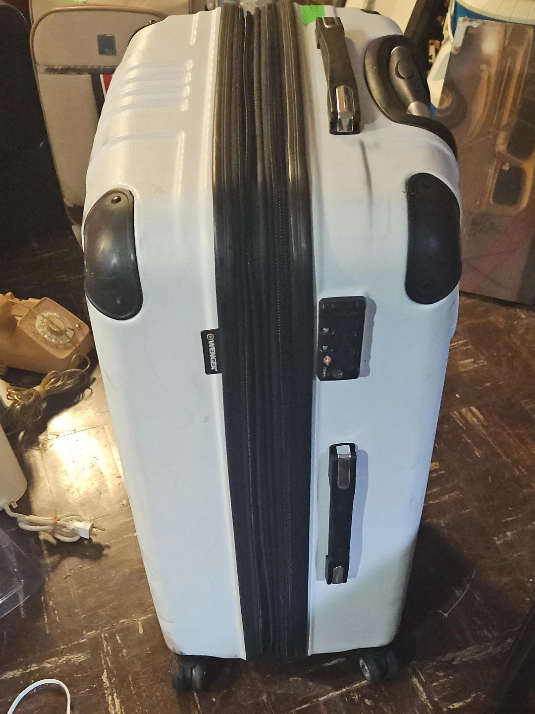 Wenger Luggage - White Hard-Shell Suitcase