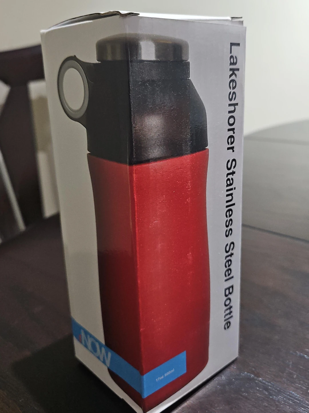 Lakeshorer Stainless Steel Water Bottle - Blue 17oz/500ml