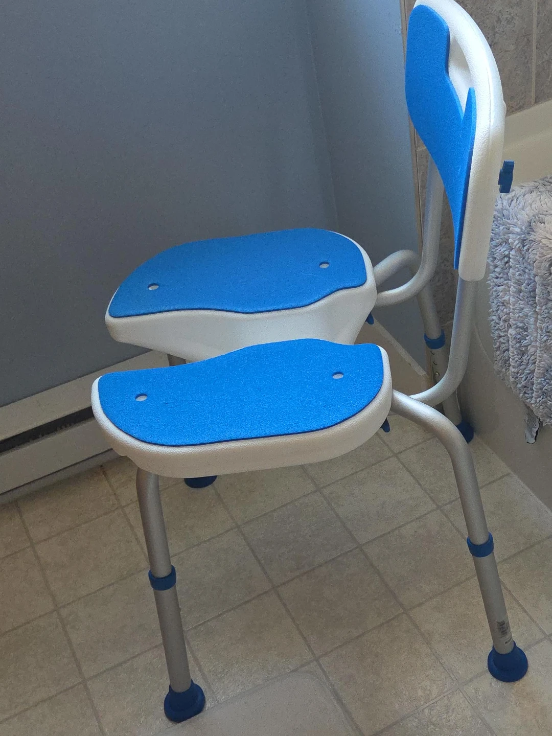 PCP Shower Safety Seat with Backrest