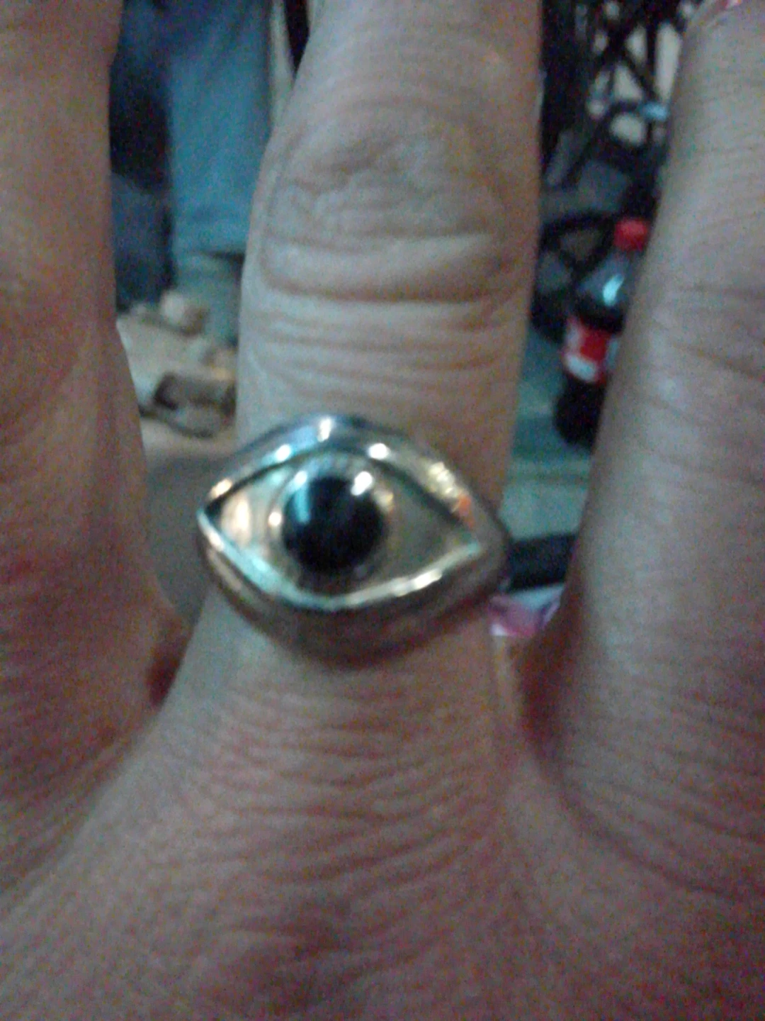 Silver Eye Ring