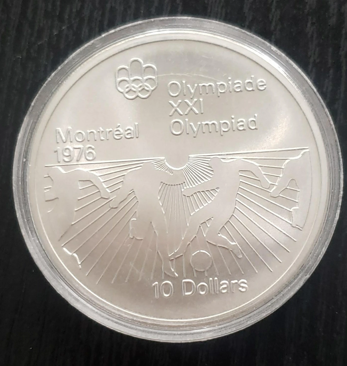 1976 Montreal Olympics XXI Olympiad 10 Dollar Coin