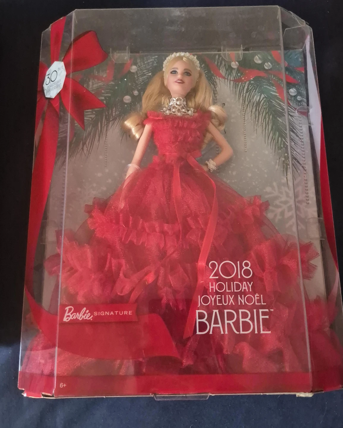 Barbie Signature 2018 Holiday Joyeux Noël Doll