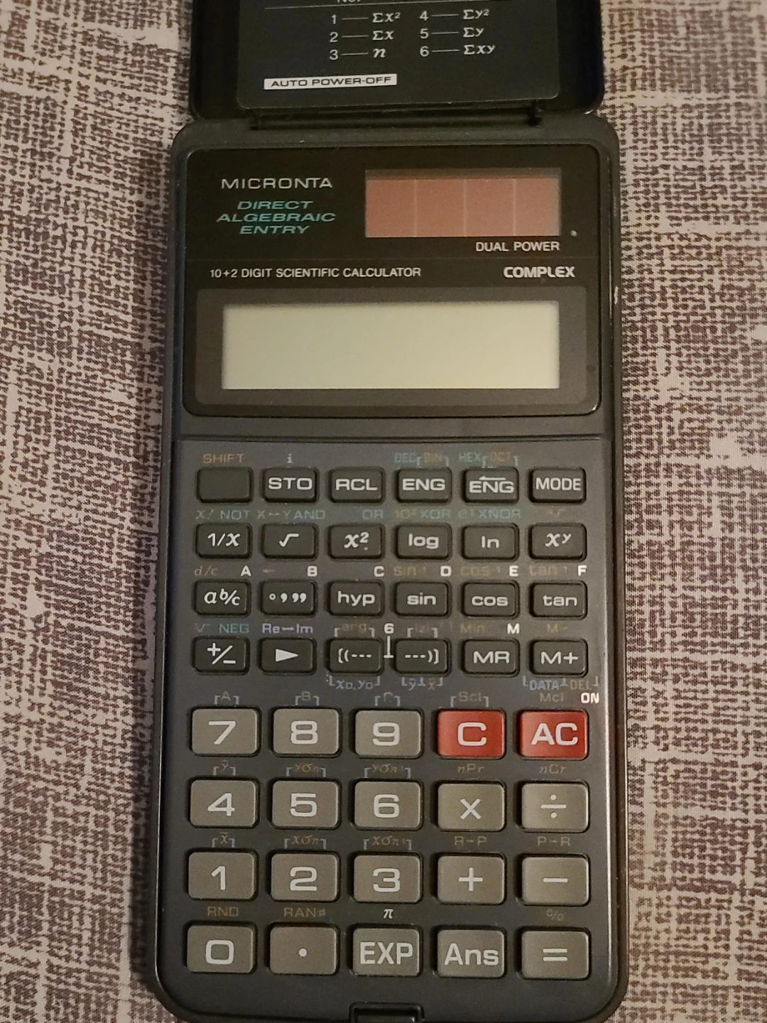 Micronta Direct Algebraic Entry 10+2 Digit Scientific Calculator
