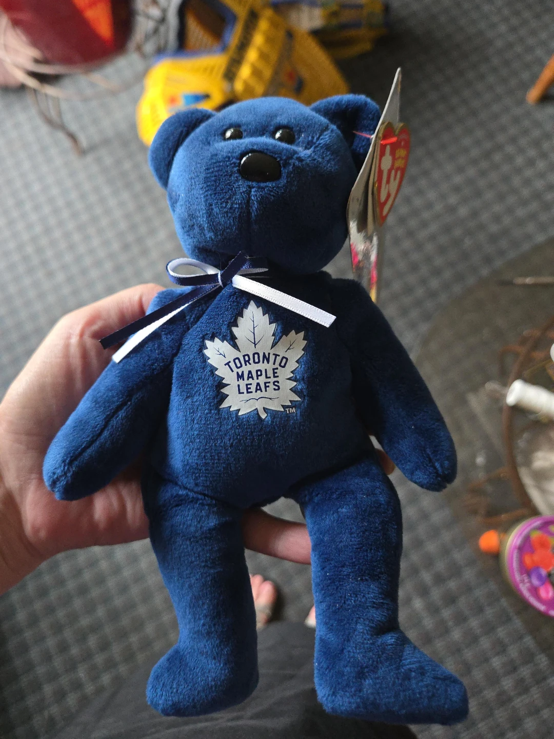 Toronto Maple Leafs Beanie Baby Bear
