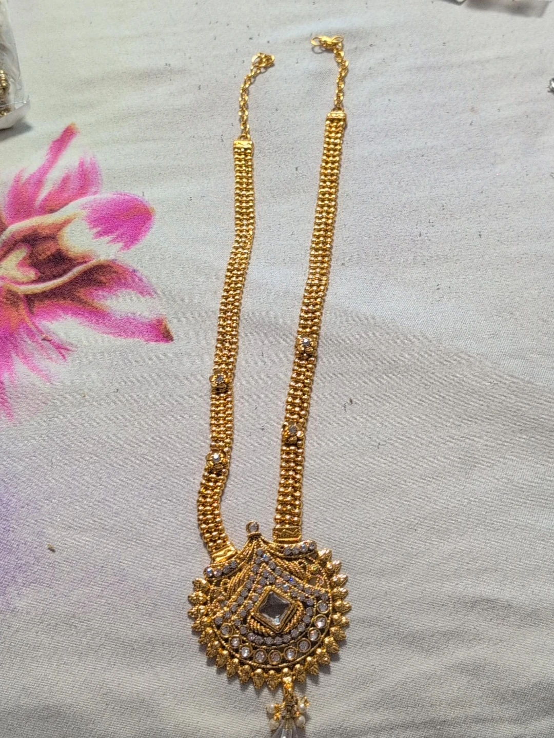 Not Gold Necklace with Pendant