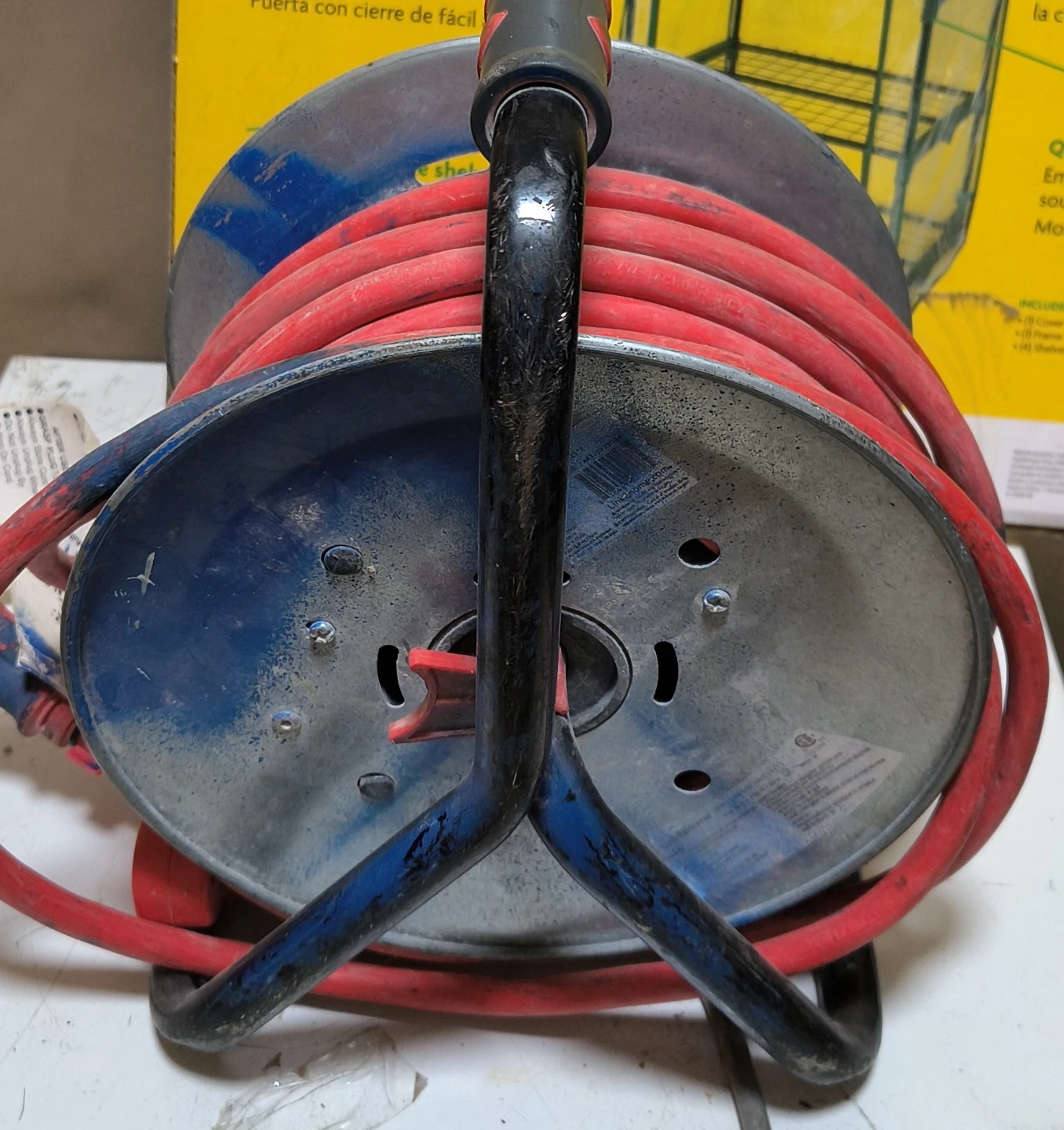 Heavy Duty Cord Reel with 50ft Extension Cord