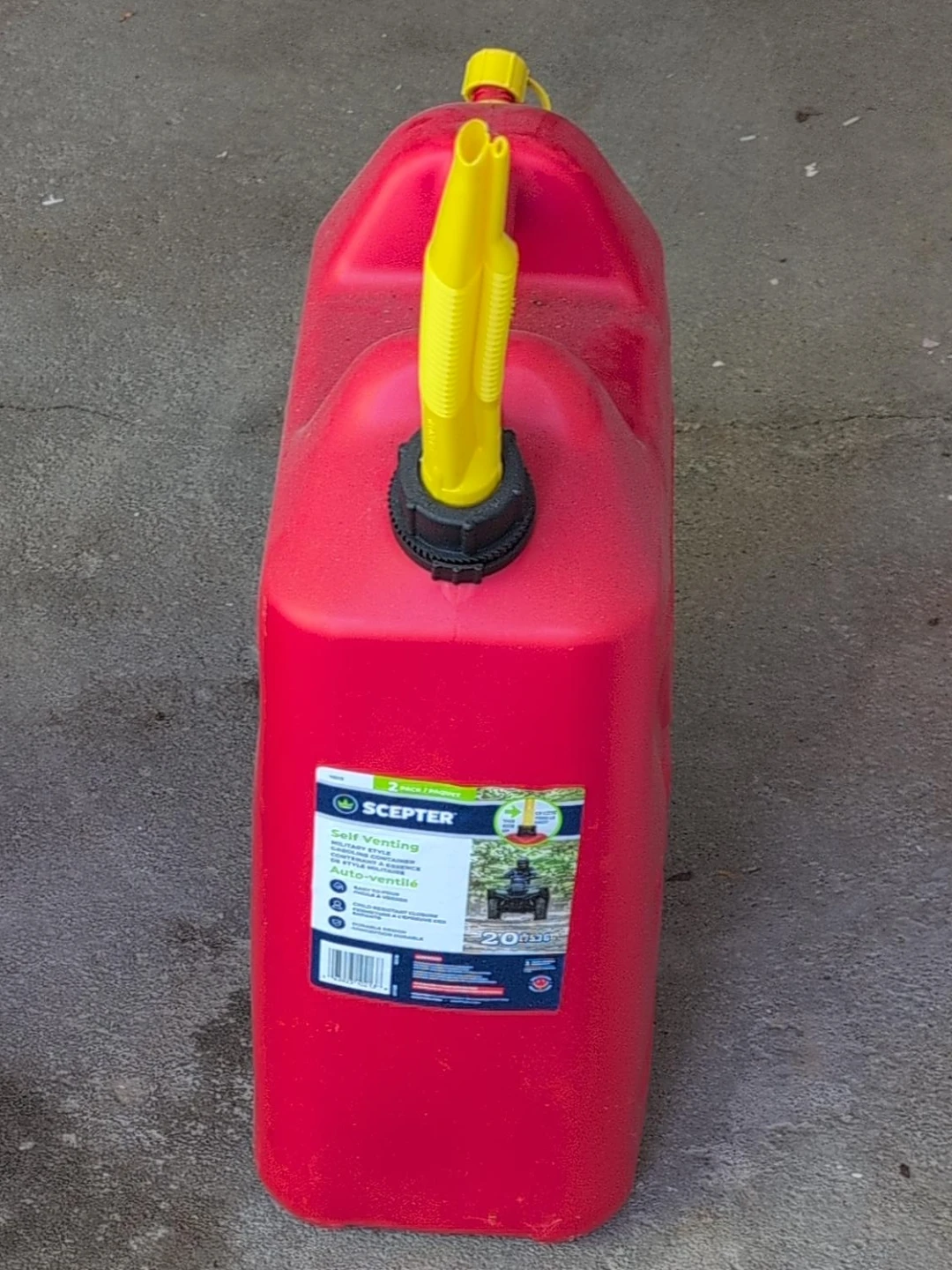 Scepter 20L Self-Venting Gasoline Container