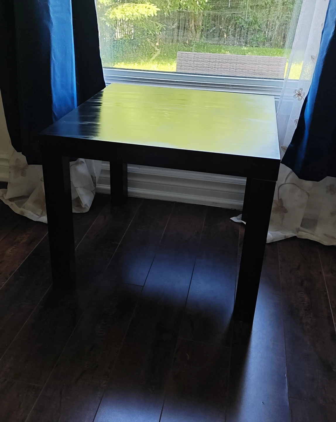 Black Square Coffee Table