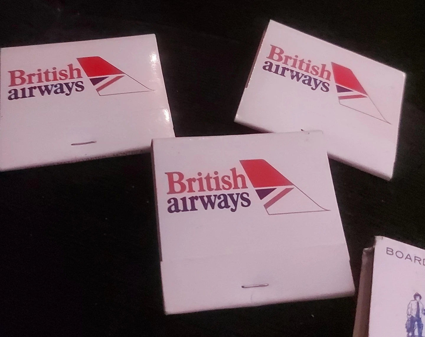 British Airways Matchbooks (Set of 3)