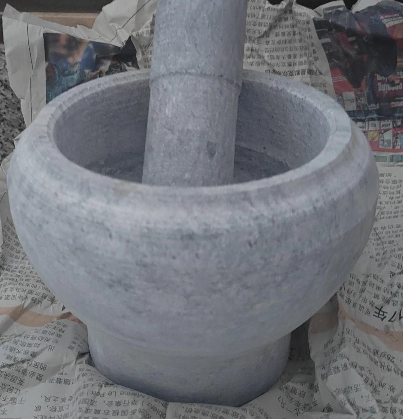 Stone Mortar and Pestle Set