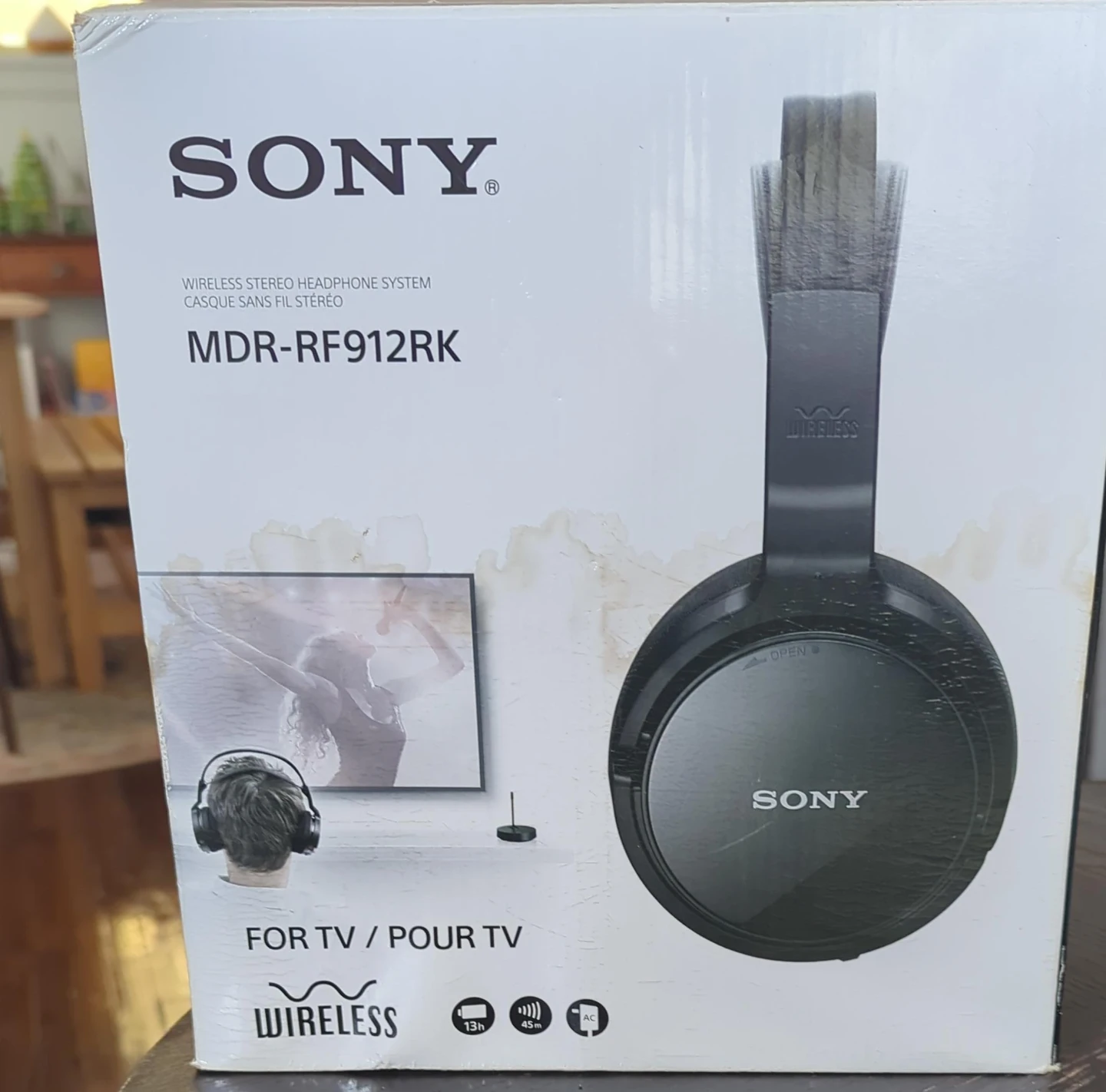 Sony Wireless Stereo Headphones MDR-RF912RK