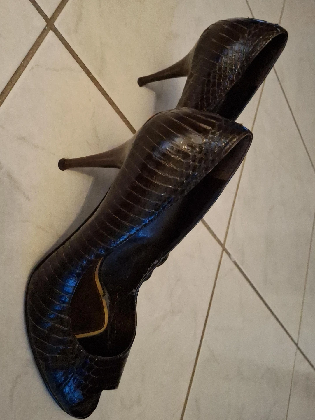 Lauren Ralph Lauren Peep Toe Heels Size 8M