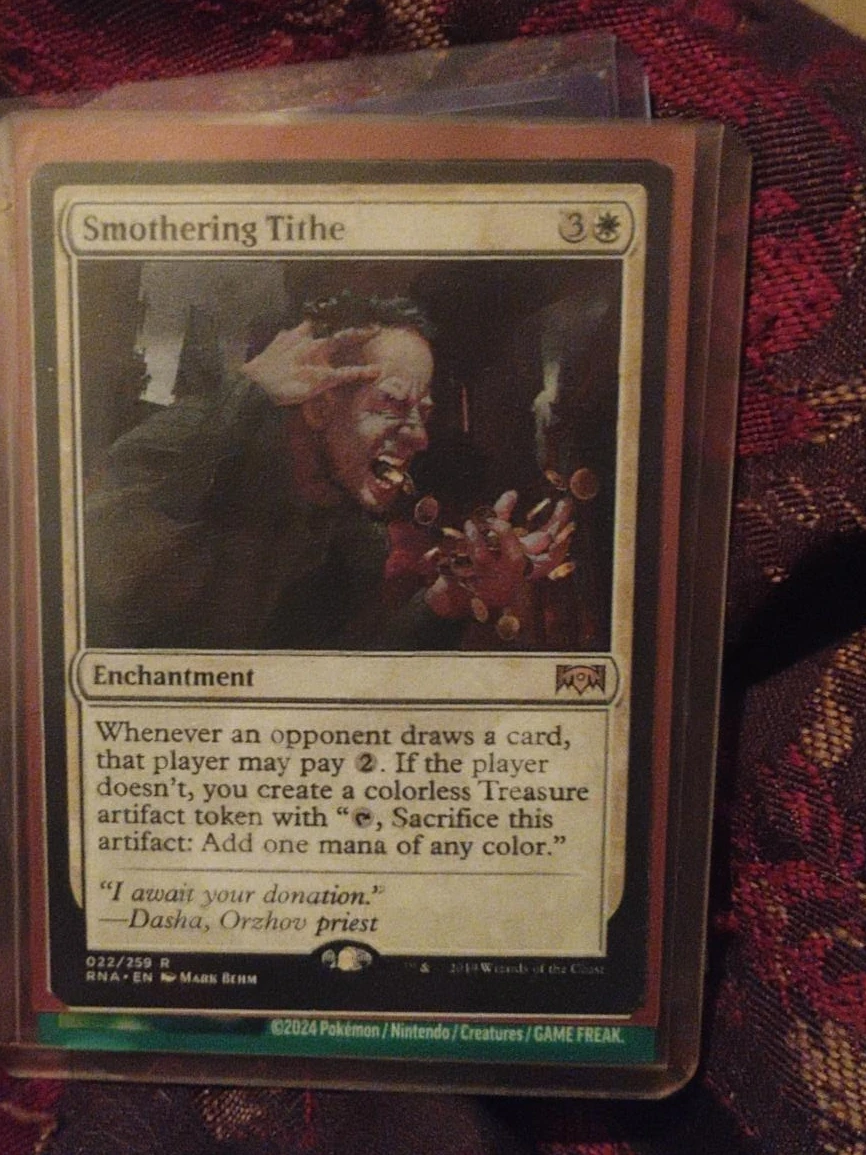 Smothering Tithe Magic: The Gathering Card