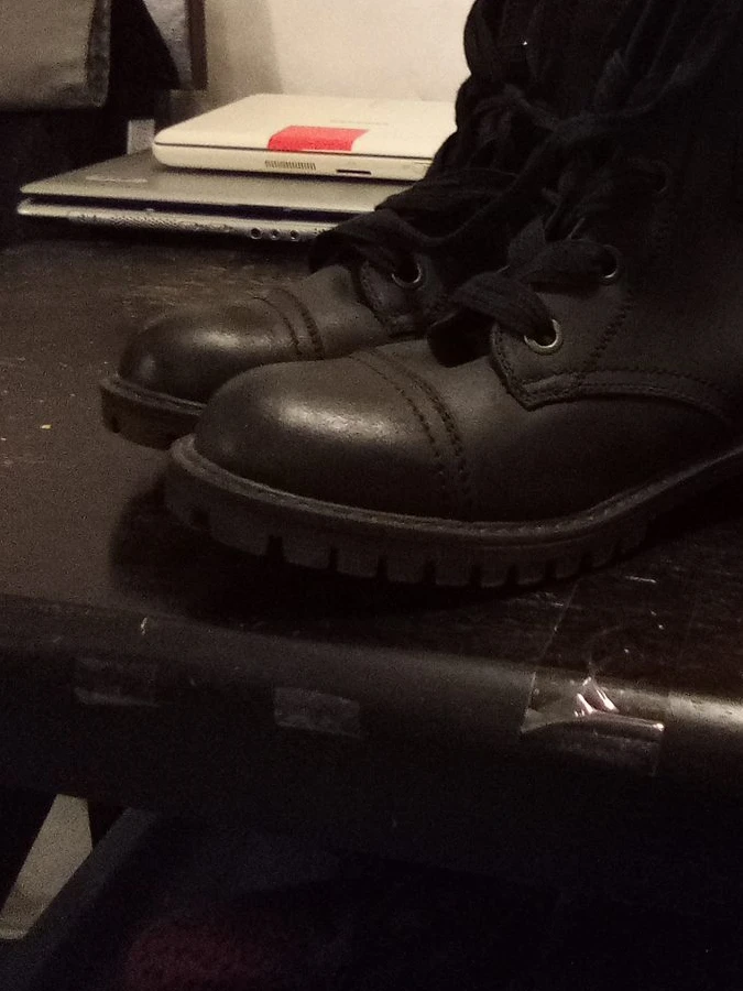 Roxy Black Combat Boots