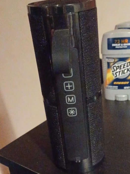 Black Portable Bluetooth Speaker