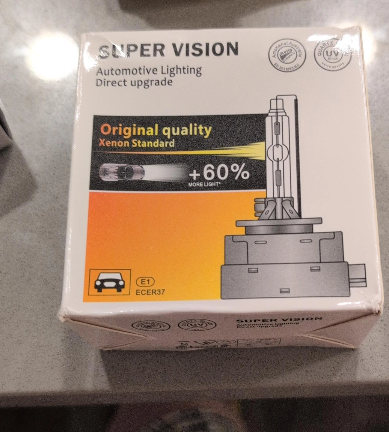 Super Vision D1S 6000K Xenon Headlight Bulb