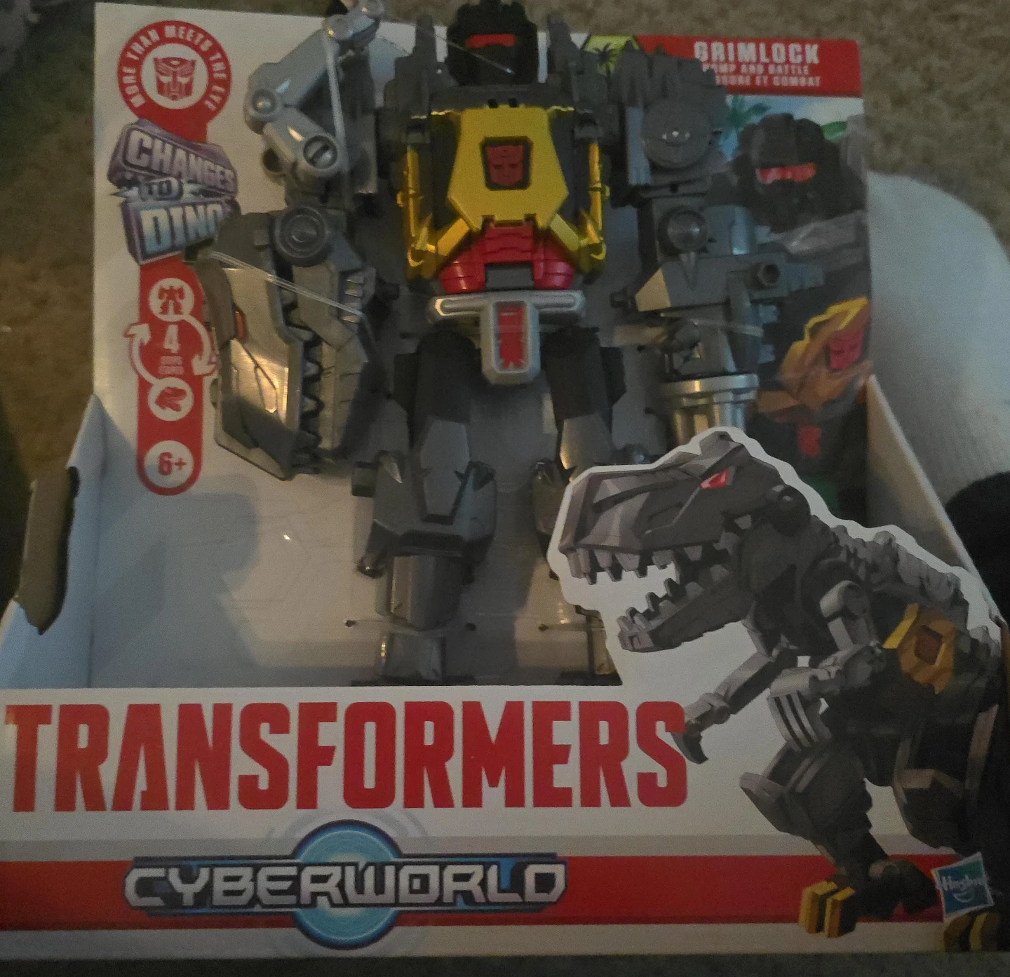 Transformers Cyberworld Grimlock Figure