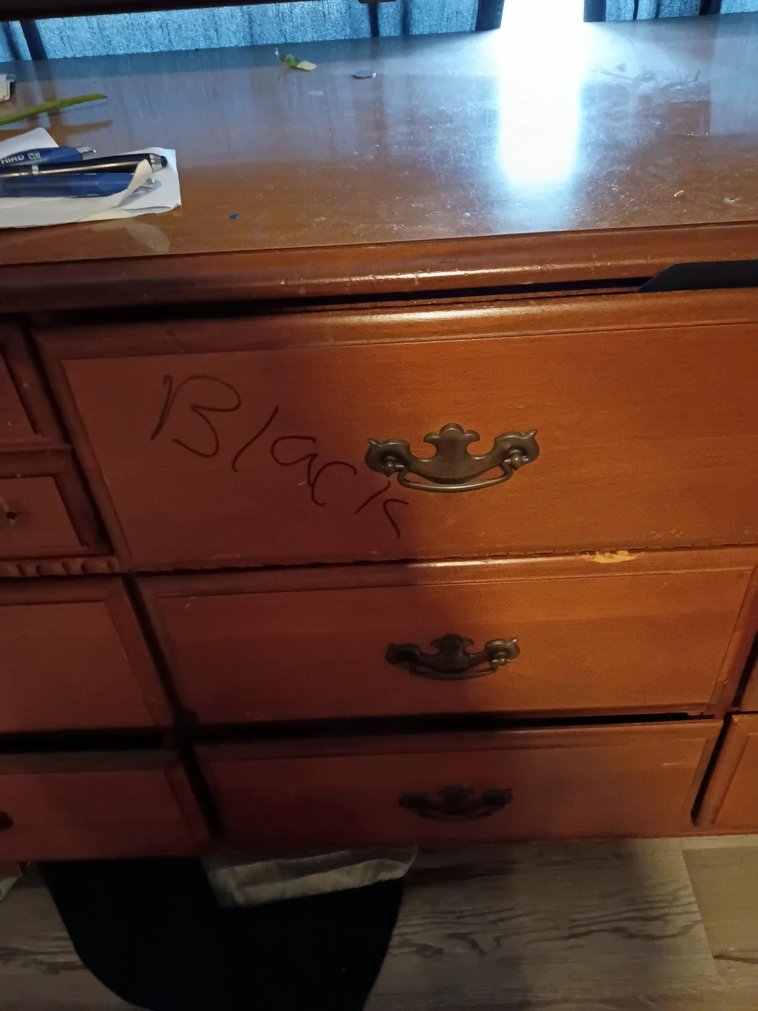 Wooden Dresser with Drawers
