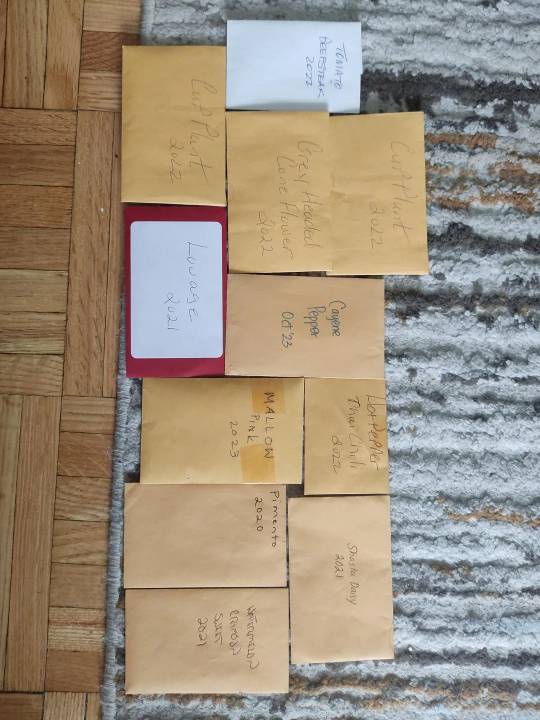 Assorted Seed Packets - Tomato, Pepper, Flower, and More