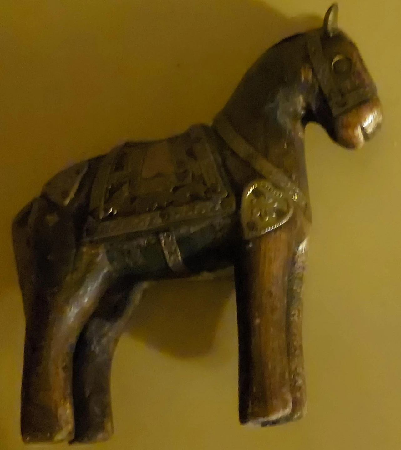 Wooden Horse Decorative Figurine