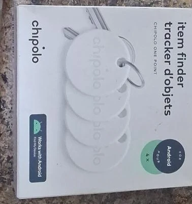 Chipolo ONE Point Item Finder Tracker 4-Pack