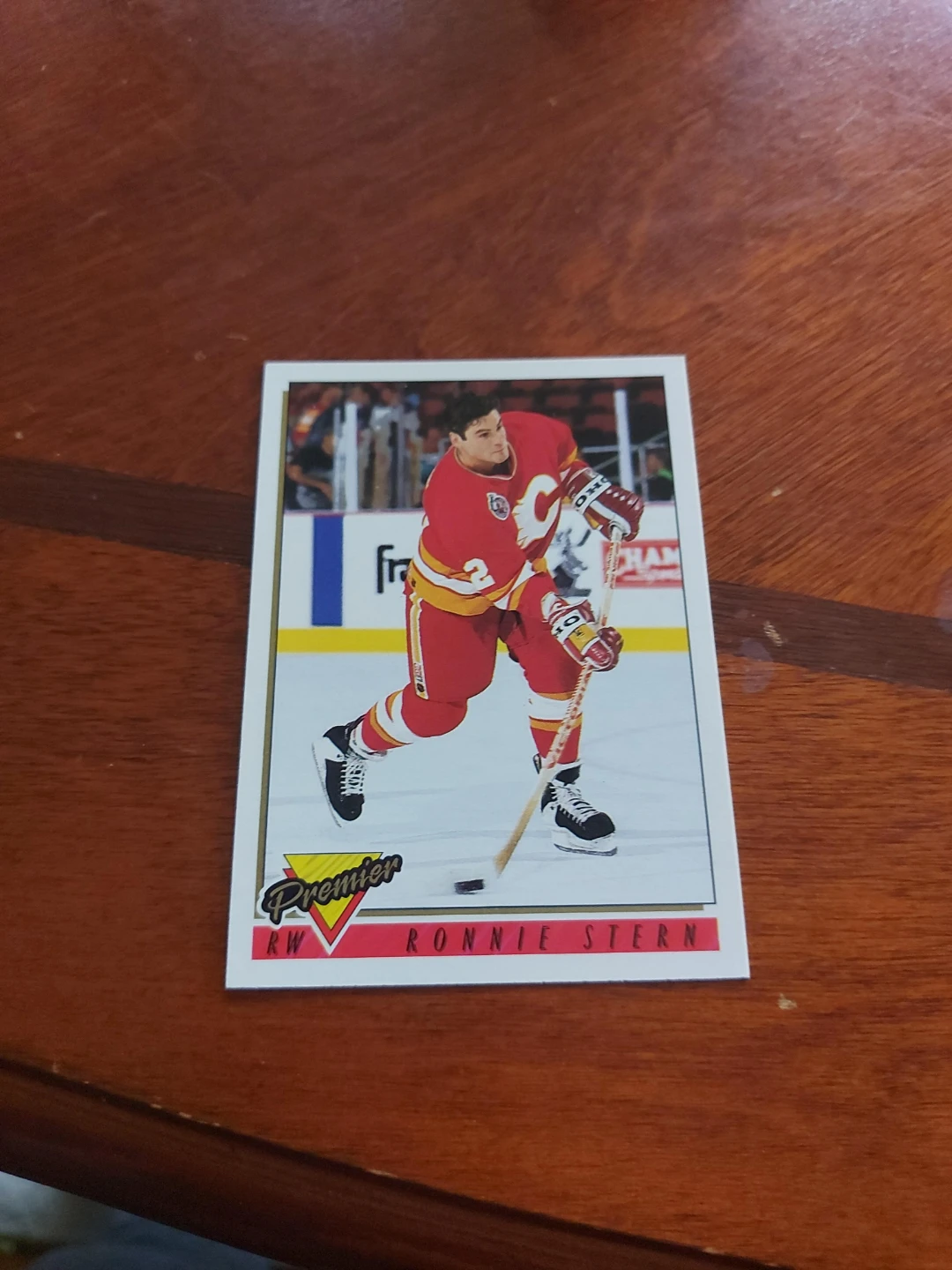 Premier Ronnie Stern Hockey Card