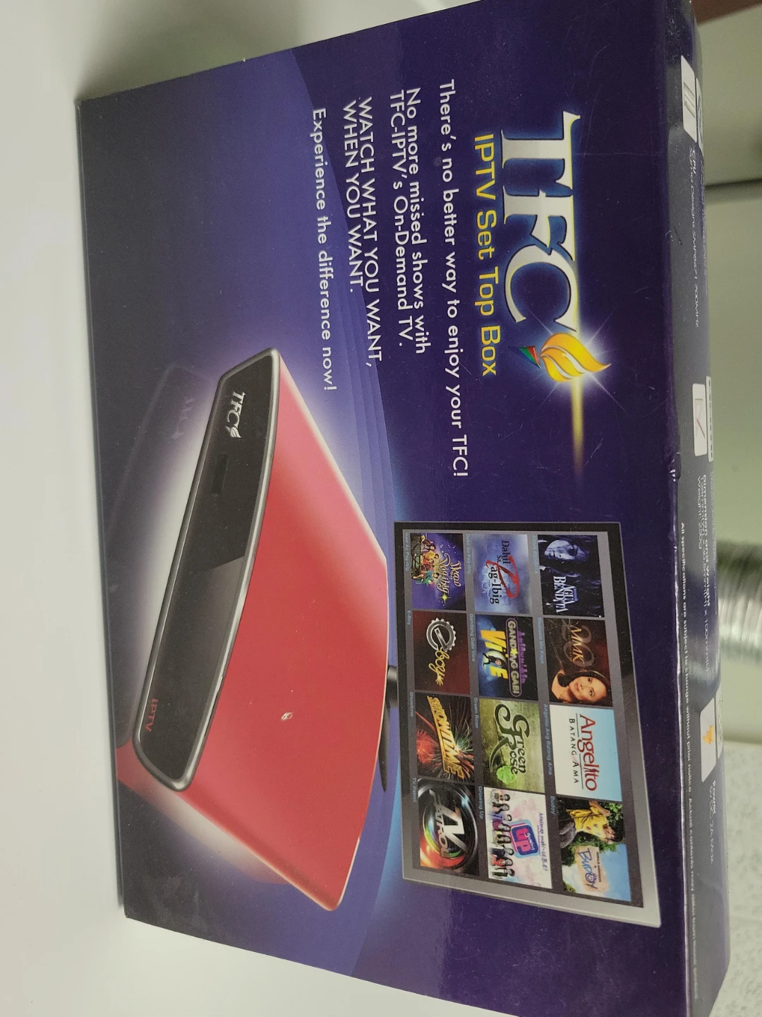 TFC IPTV Set Top Box with Remote and Accessories