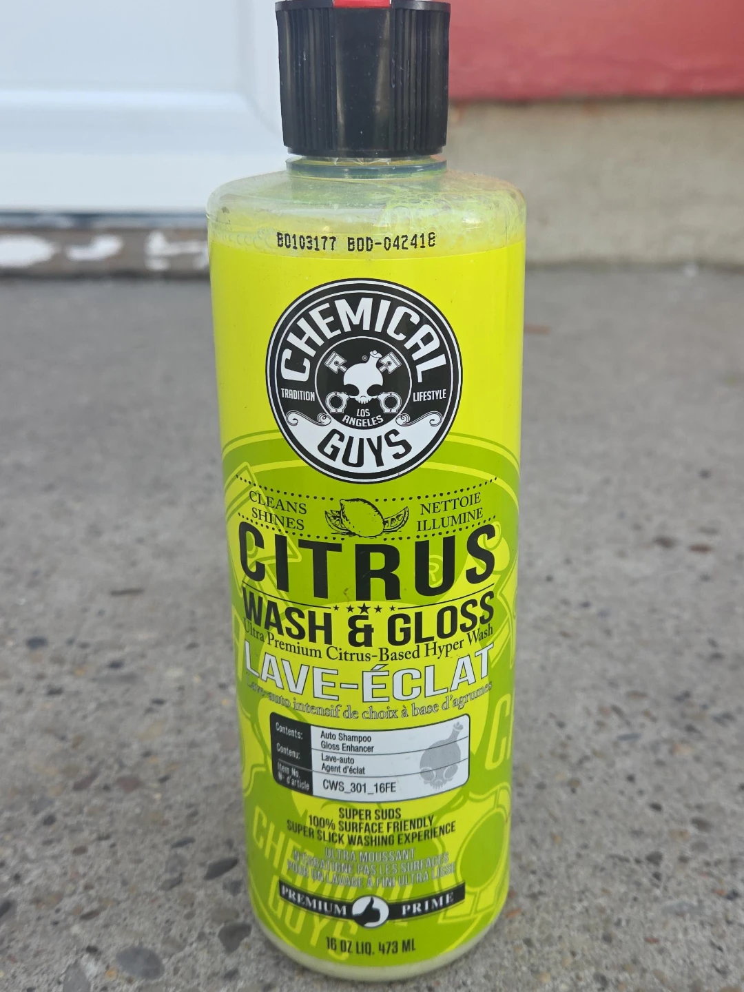 Chemical Guys Citrus Wash & Gloss Car Shampoo - 473 mL