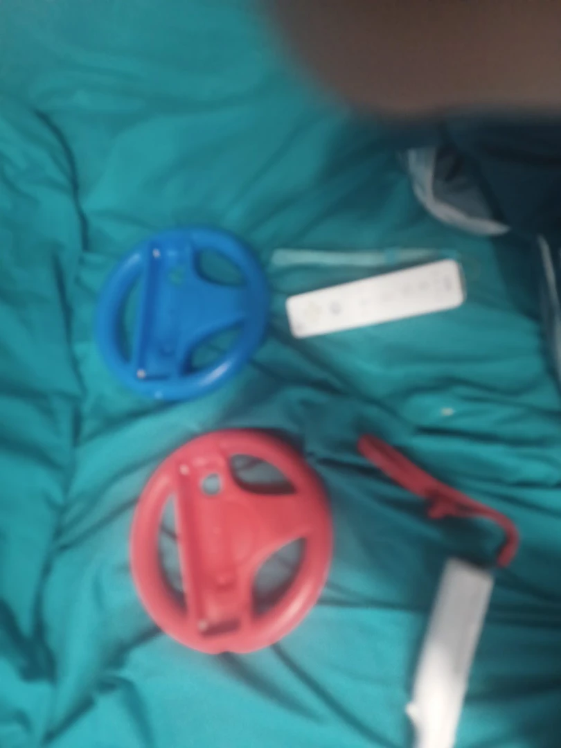 Nintendo Wii Steering Wheels (Red & Blue)