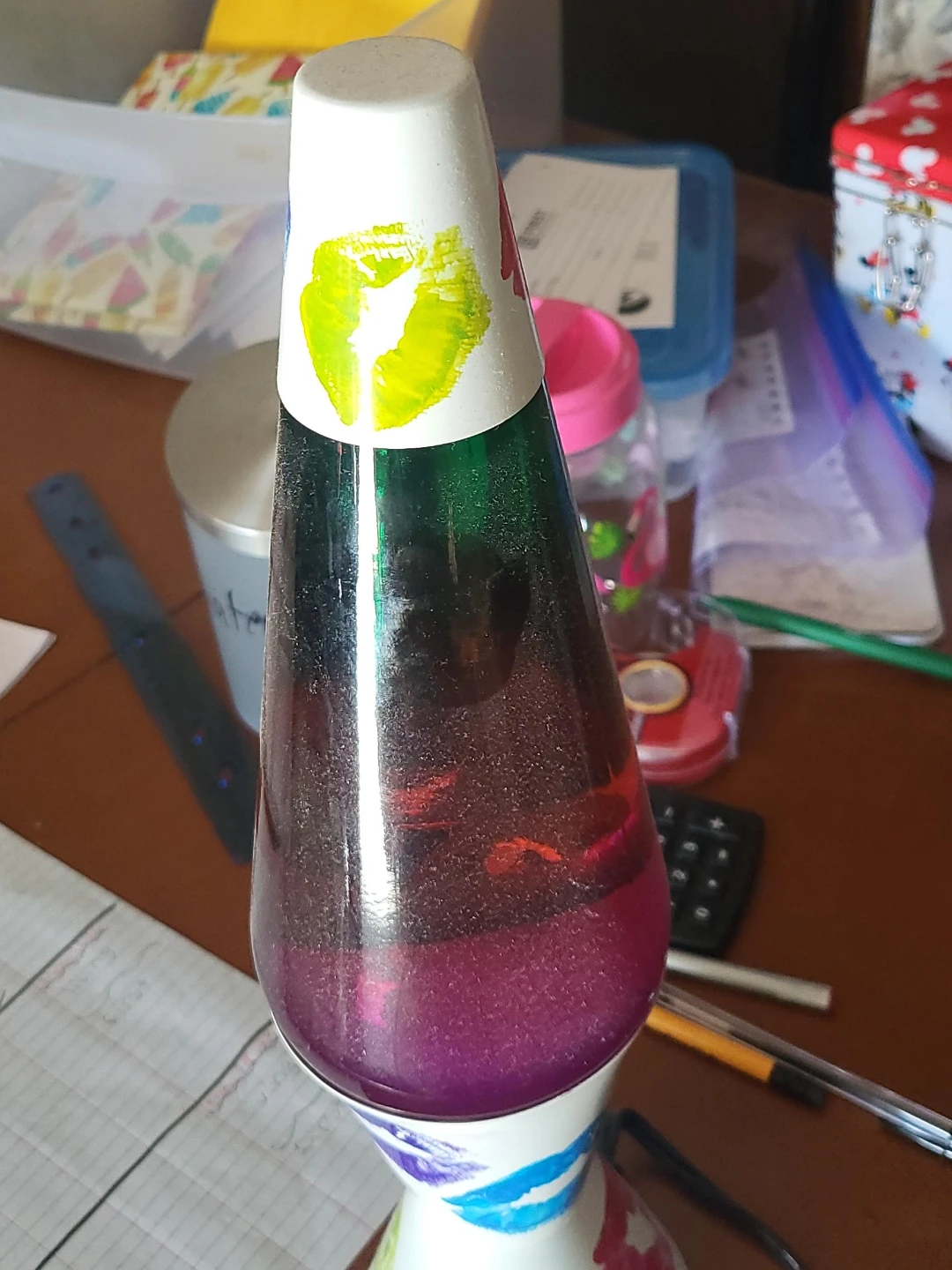 Lava Lamp - Purple and Green