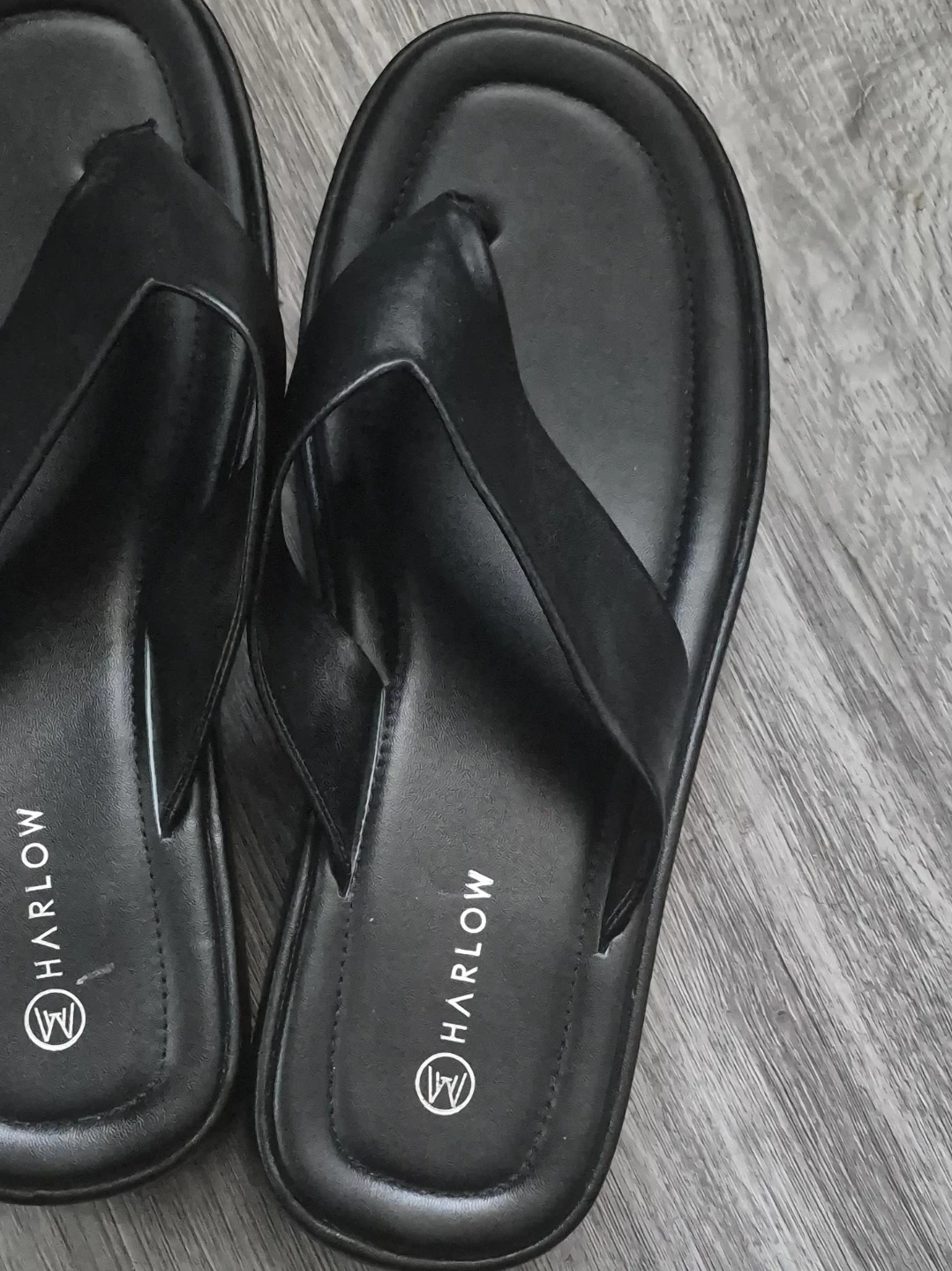 Harlow Black Flip Flops