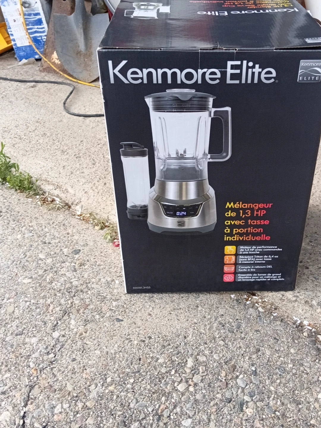 Kenmore Elite 1.3 HP Blender with Personal Cup