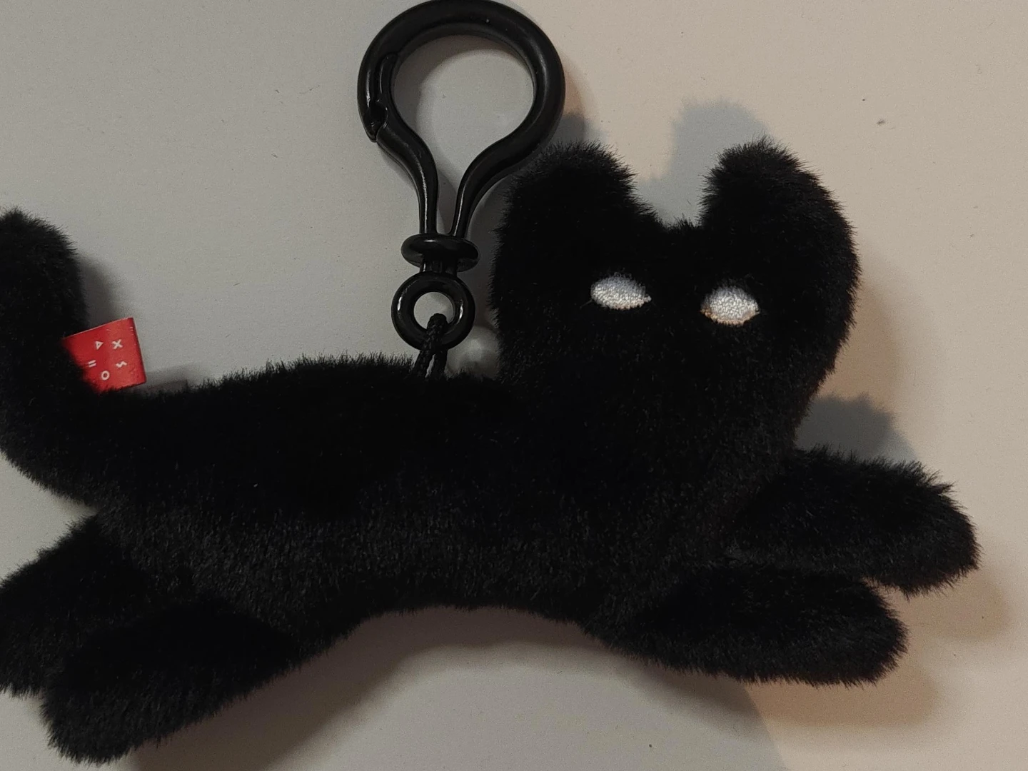 Black Cat Plush Keychain